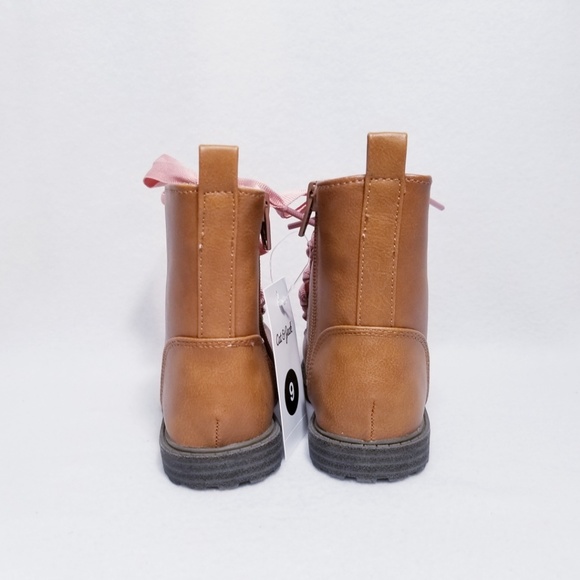 Cat & Jack Cherish Lace-up Boots - Size 9 - NWT - Picture 7 of 8